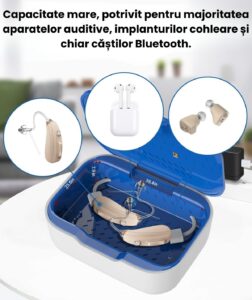 Capacitate mare, potrivit pentru majoritatea aparatelor auditive, implanturilor cohleare și chiar căștilor Bluetooth.