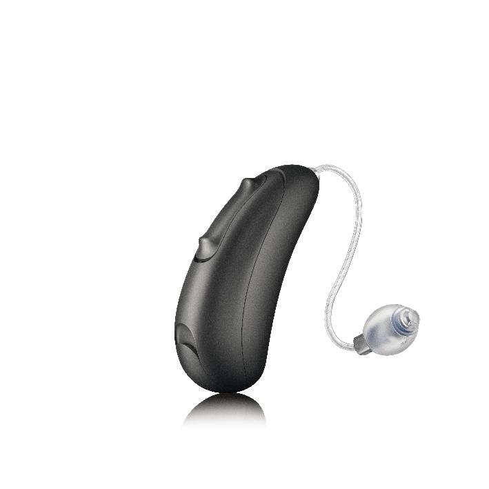 Moxi V5 - 312 5 UH Packshot VivanteMoxi V 312Left LeftReceiverP8CharcoalActualSize RGB 050 6824 P8 result